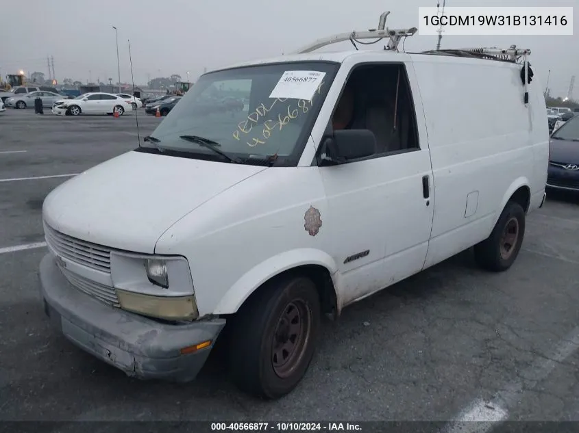 2001 Chevrolet Astro VIN: 1GCDM19W31B131416 Lot: 40566877