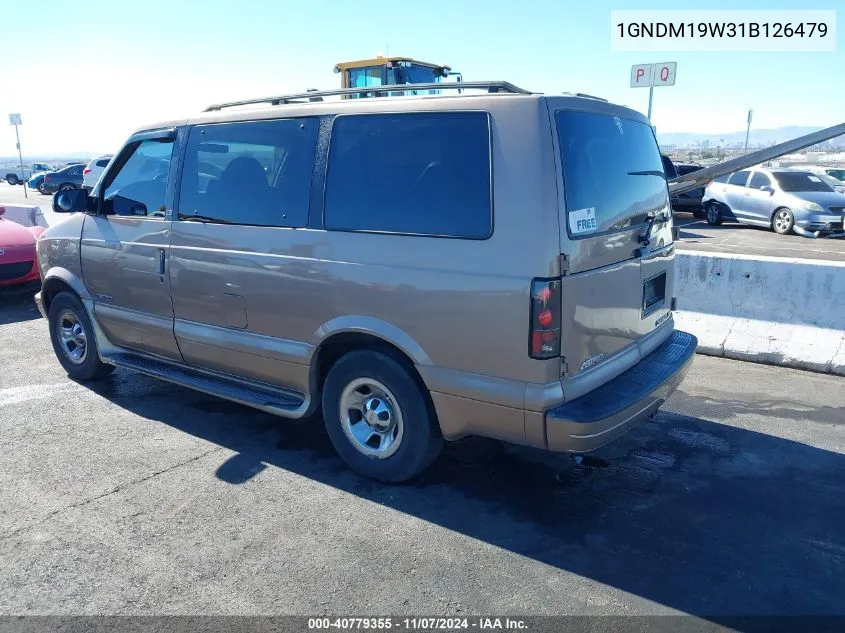 2001 Chevrolet Astro Ls VIN: 1GNDM19W31B126479 Lot: 40779355