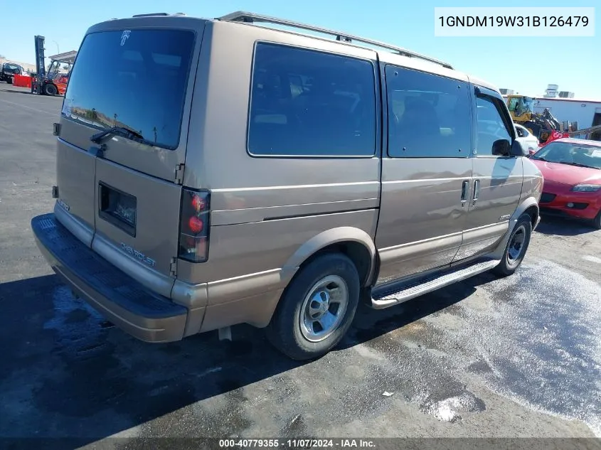 2001 Chevrolet Astro Ls VIN: 1GNDM19W31B126479 Lot: 40779355