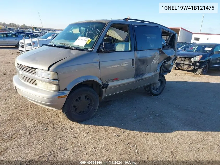 2001 Chevrolet Astro VIN: 1GNEL19W41B121475 Lot: 40789360