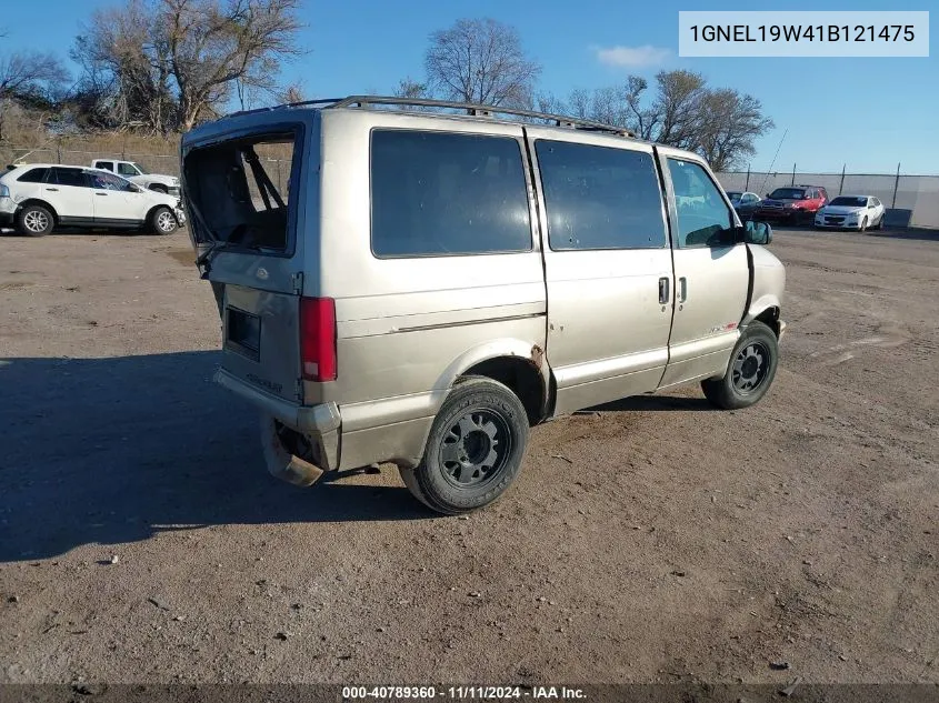 2001 Chevrolet Astro VIN: 1GNEL19W41B121475 Lot: 40789360