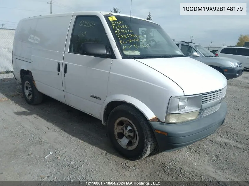 1GCDM19X92B148179 2002 Chevrolet Astro Cargo Van