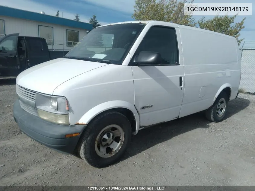 1GCDM19X92B148179 2002 Chevrolet Astro Cargo Van