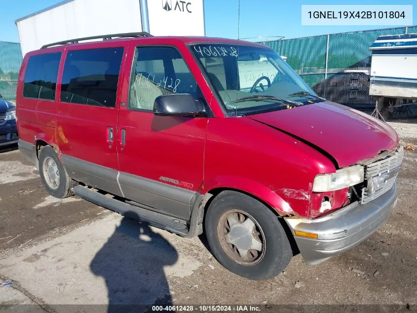 2002 Chevrolet Astro Ls VIN: 1GNEL19X42B101804 Lot: 40612428