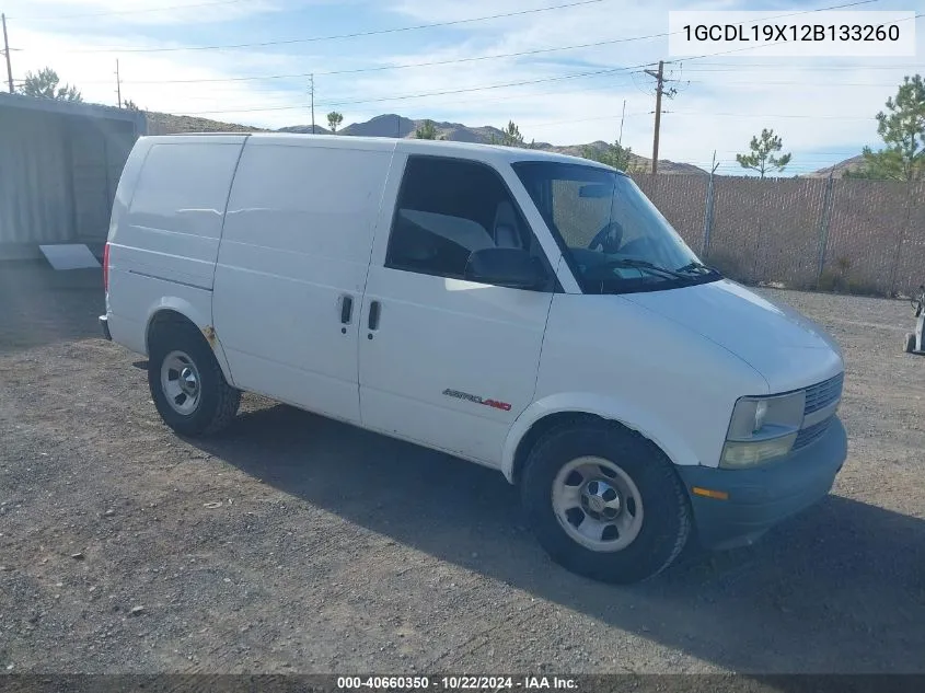 2002 Chevrolet Astro VIN: 1GCDL19X12B133260 Lot: 40660350