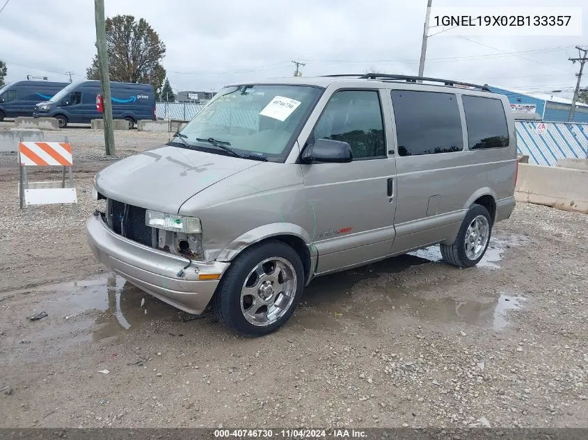 2002 Chevrolet Astro Ls VIN: 1GNEL19X02B133357 Lot: 40746730