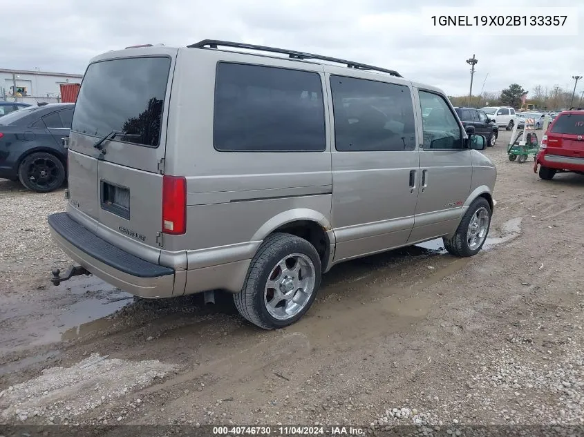 2002 Chevrolet Astro Ls VIN: 1GNEL19X02B133357 Lot: 40746730