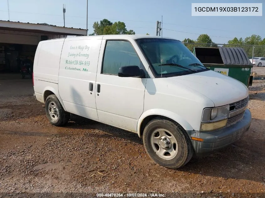 1GCDM19X03B123172 2003 Chevrolet Astro