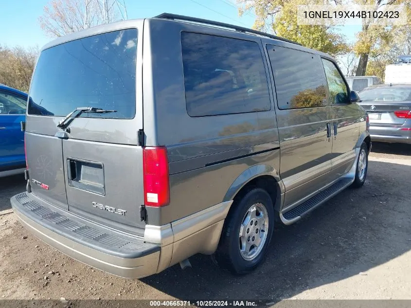 2004 Chevrolet Astro VIN: 1GNEL19X44B102423 Lot: 40665371