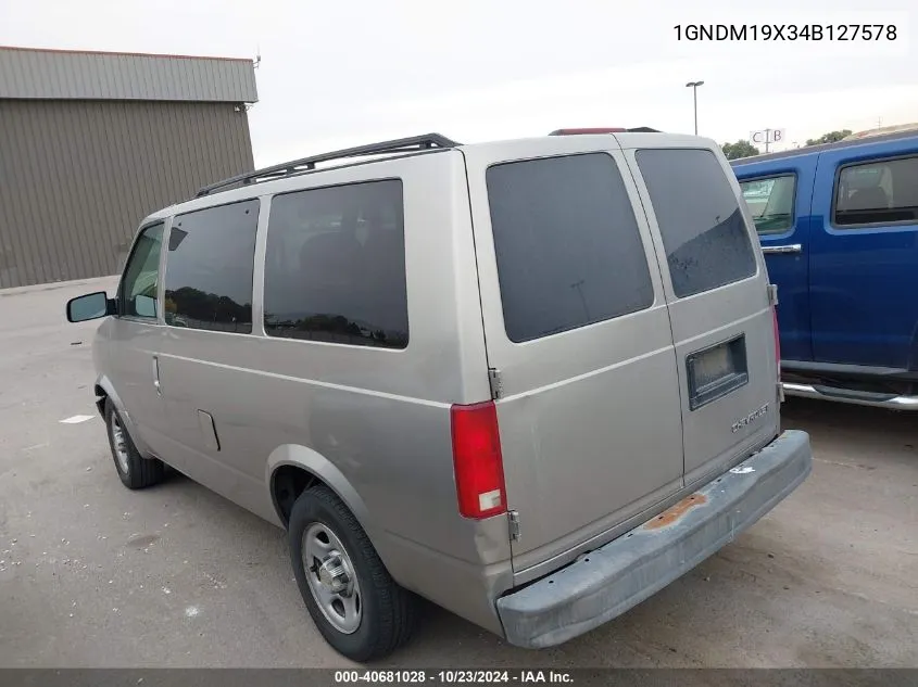 2004 Chevrolet Astro VIN: 1GNDM19X34B127578 Lot: 40681028