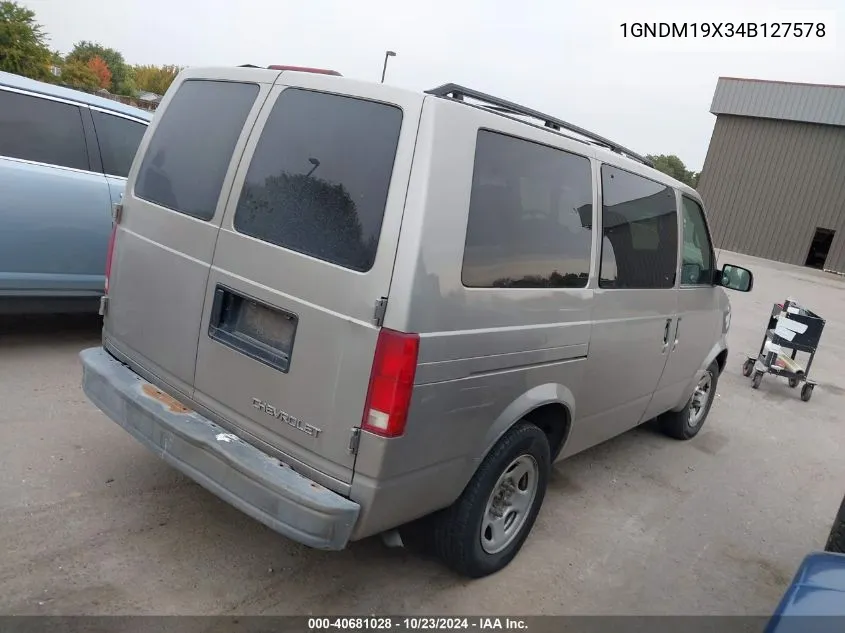 2004 Chevrolet Astro VIN: 1GNDM19X34B127578 Lot: 40681028