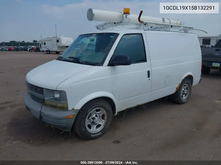 2005 Chevrolet Astro VIN: 1GCDL19X15B132291 Lot: 39813096