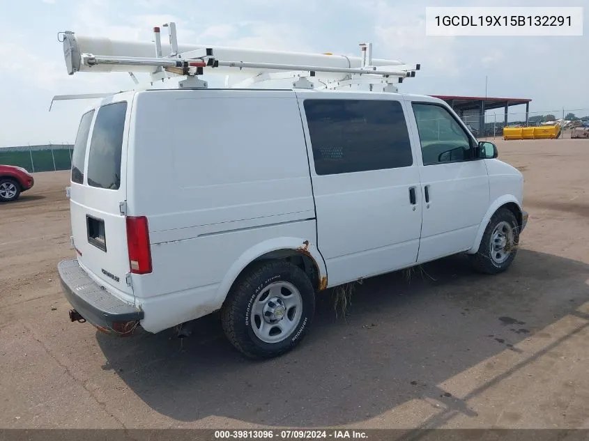 2005 Chevrolet Astro VIN: 1GCDL19X15B132291 Lot: 39813096