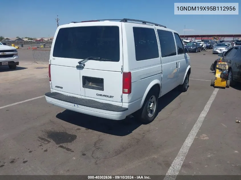 2005 Chevrolet Astro VIN: 1GNDM19X95B112956 Lot: 40302636