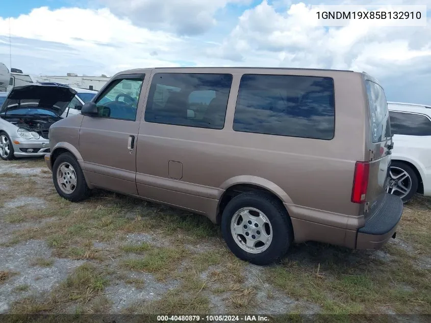 2005 Chevrolet Astro VIN: 1GNDM19X85B132910 Lot: 40480879