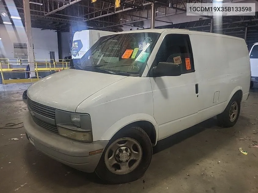 2005 Chevrolet Astro VIN: 1GCDM19X35B133598 Lot: 40599804