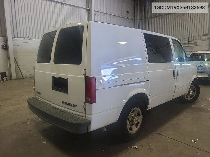 2005 Chevrolet Astro VIN: 1GCDM19X35B133598 Lot: 40599804