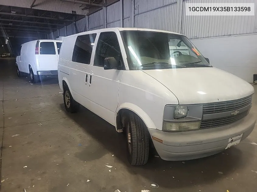 2005 Chevrolet Astro VIN: 1GCDM19X35B133598 Lot: 40599804