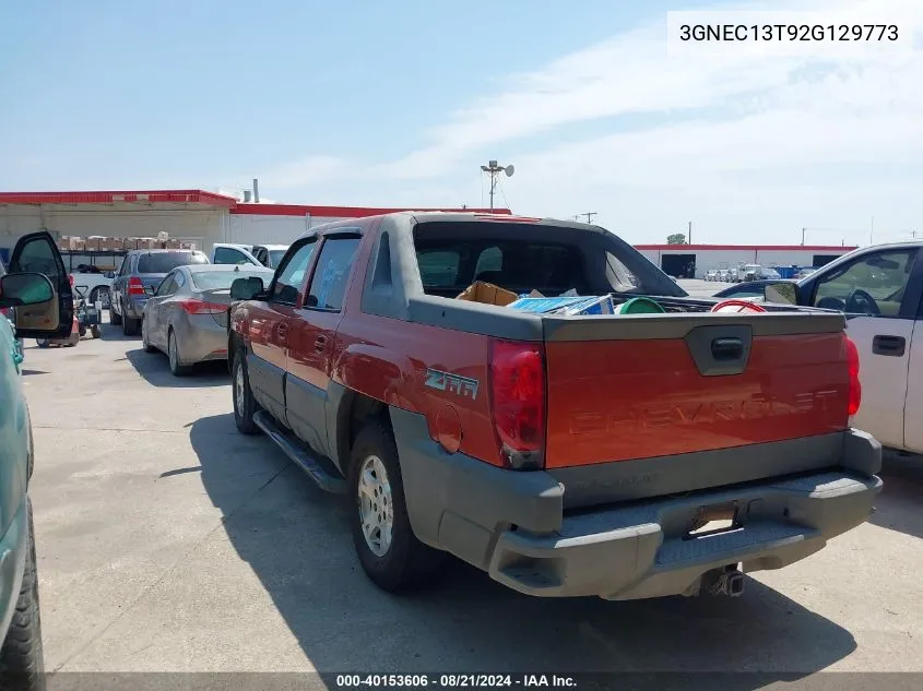 3GNEC13T92G129773 2002 Chevrolet Avalanche 1500