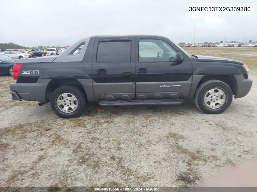 3GNEC13TX2G339380 2002 Chevrolet Avalanche C1500