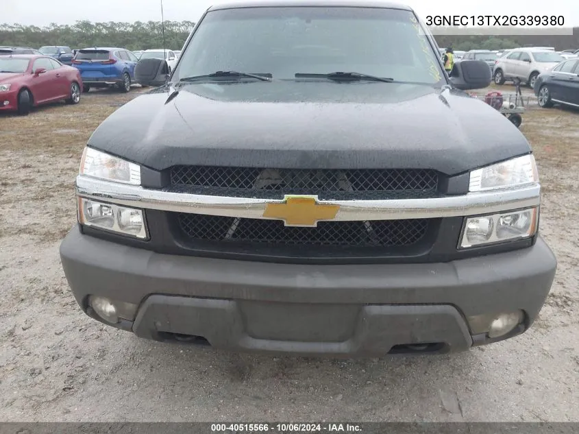 3GNEC13TX2G339380 2002 Chevrolet Avalanche C1500