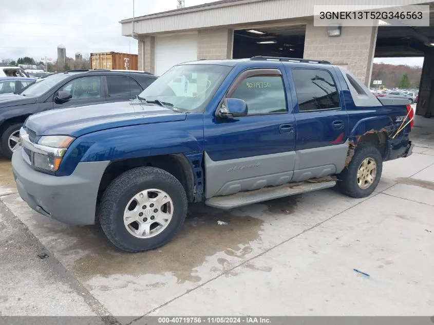 3GNEK13T52G346563 2002 Chevrolet Avalanche 1500