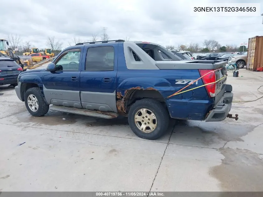 3GNEK13T52G346563 2002 Chevrolet Avalanche 1500