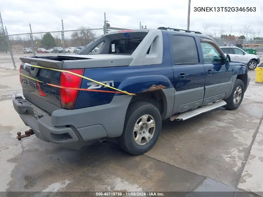 3GNEK13T52G346563 2002 Chevrolet Avalanche 1500