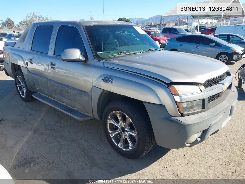 2002 Chevrolet Avalanche 1500 VIN: 3GNEC13T12G304811 Lot: 40841941