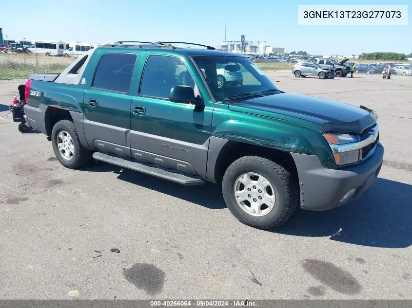 2003 Chevrolet Avalanche 1500 VIN: 3GNEK13T23G277073 Lot: 40266064