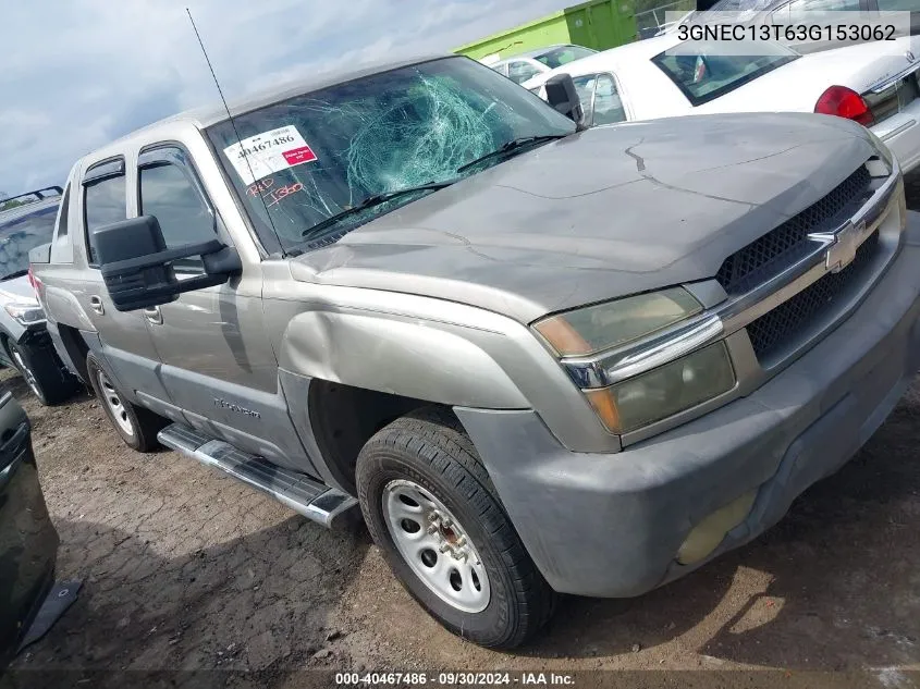 3GNEC13T63G153062 2003 Chevrolet Avalanche 1500