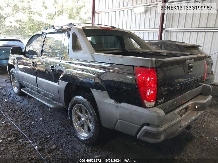 3GNEK13T33G199967 2003 Chevrolet Avalanche 1500