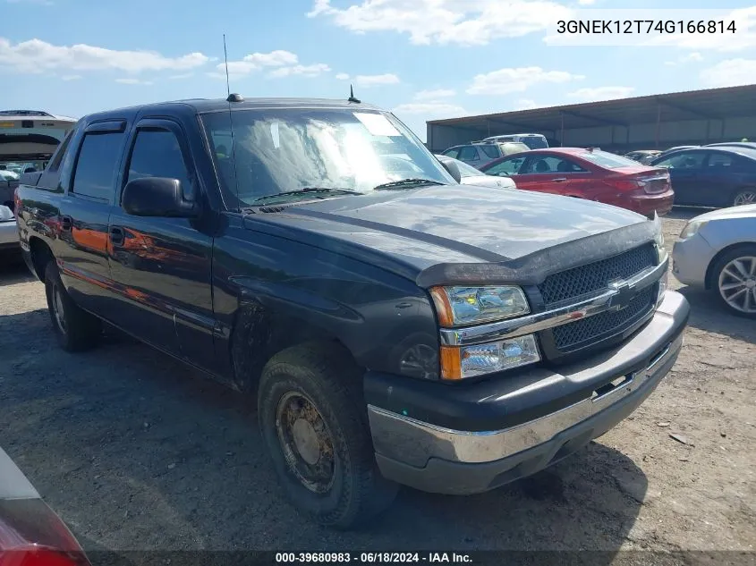 2004 Chevrolet Avalanche 1500 VIN: 3GNEK12T74G166814 Lot: 39680983