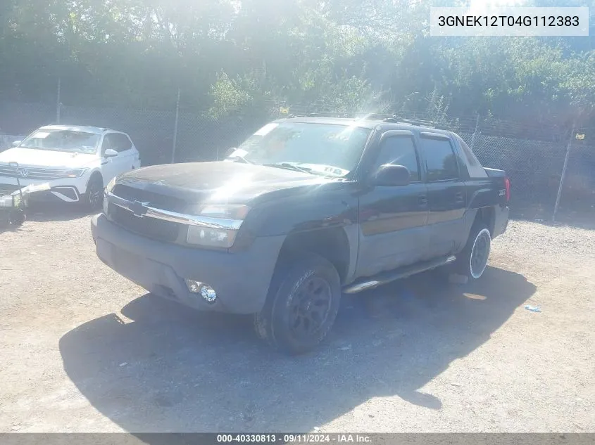 3GNEK12T04G112383 2004 Chevrolet Avalanche 1500