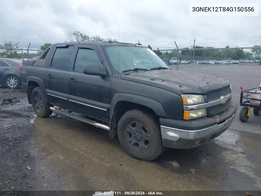 2004 Chevrolet Avalanche 1500 VIN: 3GNEK12T84G150556 Lot: 40377111