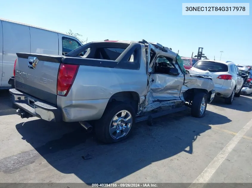 3GNEC12T84G317978 2004 Chevrolet Avalanche 1500