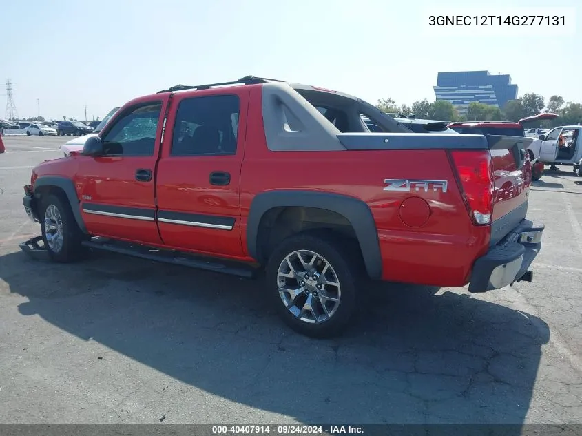 2004 Chevrolet Avalanche C1500 VIN: 3GNEC12T14G277131 Lot: 40407914