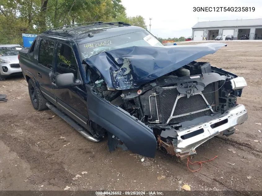 2004 Chevrolet Avalanche 1500 VIN: 3GNEC12T54G235819 Lot: 40426652