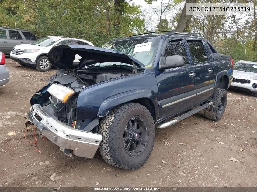 2004 Chevrolet Avalanche 1500 VIN: 3GNEC12T54G235819 Lot: 40426652