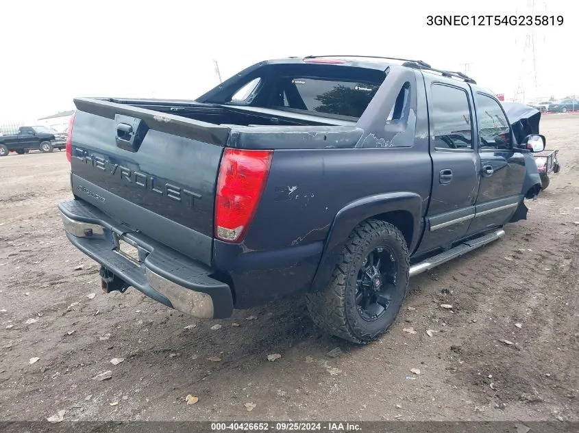 2004 Chevrolet Avalanche 1500 VIN: 3GNEC12T54G235819 Lot: 40426652