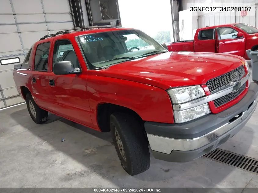 2004 Chevrolet Avalanche 1500 VIN: 3GNEC12T34G268107 Lot: 40432143