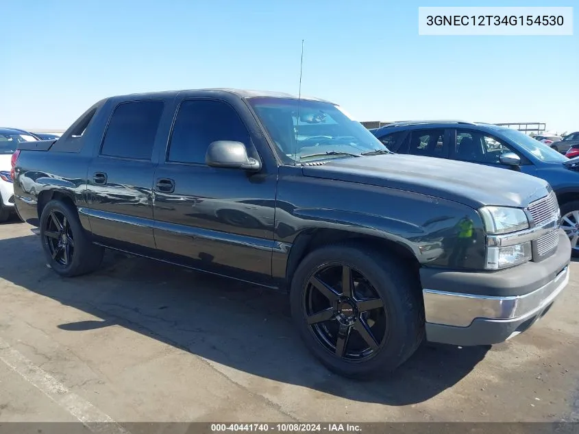 2004 Chevrolet Avalanche 1500 VIN: 3GNEC12T34G154530 Lot: 40441740