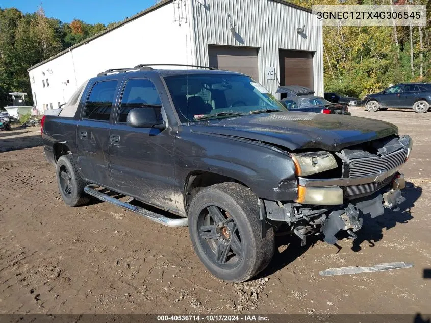 2004 Chevrolet Avalanche 1500 VIN: 3GNEC12TX4G306545 Lot: 40536714