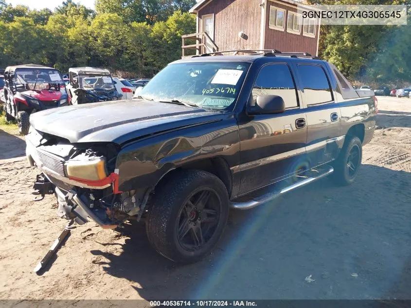 2004 Chevrolet Avalanche 1500 VIN: 3GNEC12TX4G306545 Lot: 40536714