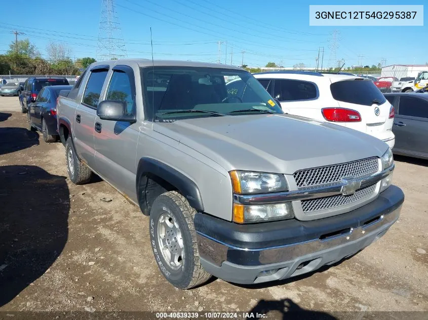 2004 Chevrolet Avalanche 1500 C1500 VIN: 3GNEC12T54G295387 Lot: 40539339