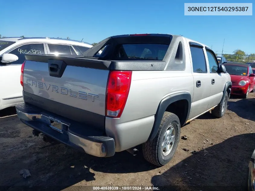 2004 Chevrolet Avalanche 1500 C1500 VIN: 3GNEC12T54G295387 Lot: 40539339