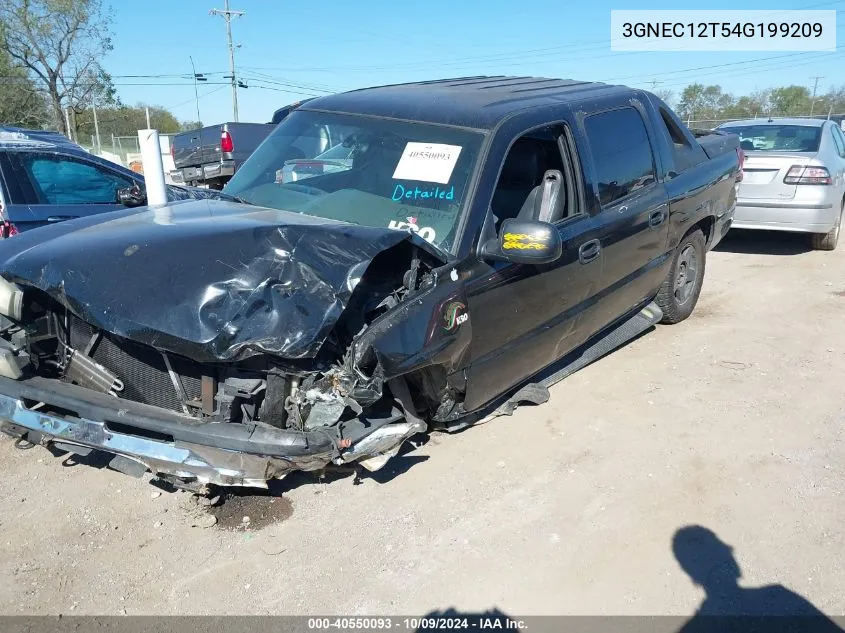 2004 Chevrolet Avalanche C1500 VIN: 3GNEC12T54G199209 Lot: 40550093