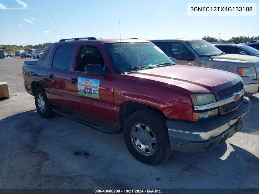 2004 Chevrolet Avalanche 1500 VIN: 3GNEC12TX4G133108 Lot: 40606280