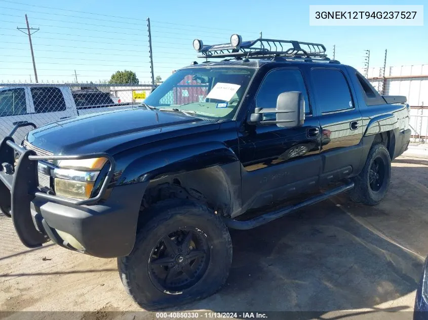 2004 Chevrolet Avalanche 1500 VIN: 3GNEK12T94G237527 Lot: 40850330