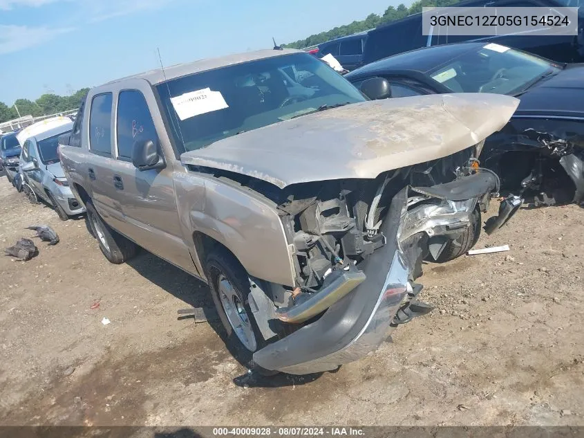 2005 Chevrolet Avalanche 1500 Z66 VIN: 3GNEC12Z05G154524 Lot: 40009028